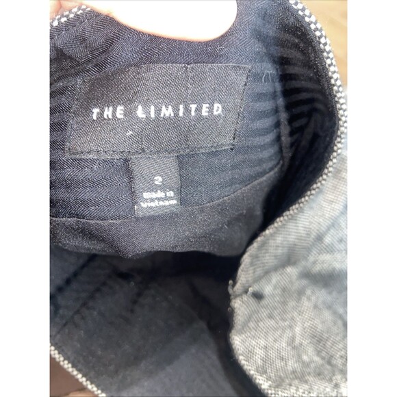 The Limited Women’s Gray Wool Silk Blend Skirt – Pleated Hem, Size 2 - Picture 7 of 9